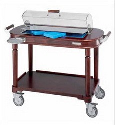 cooled cake trolley